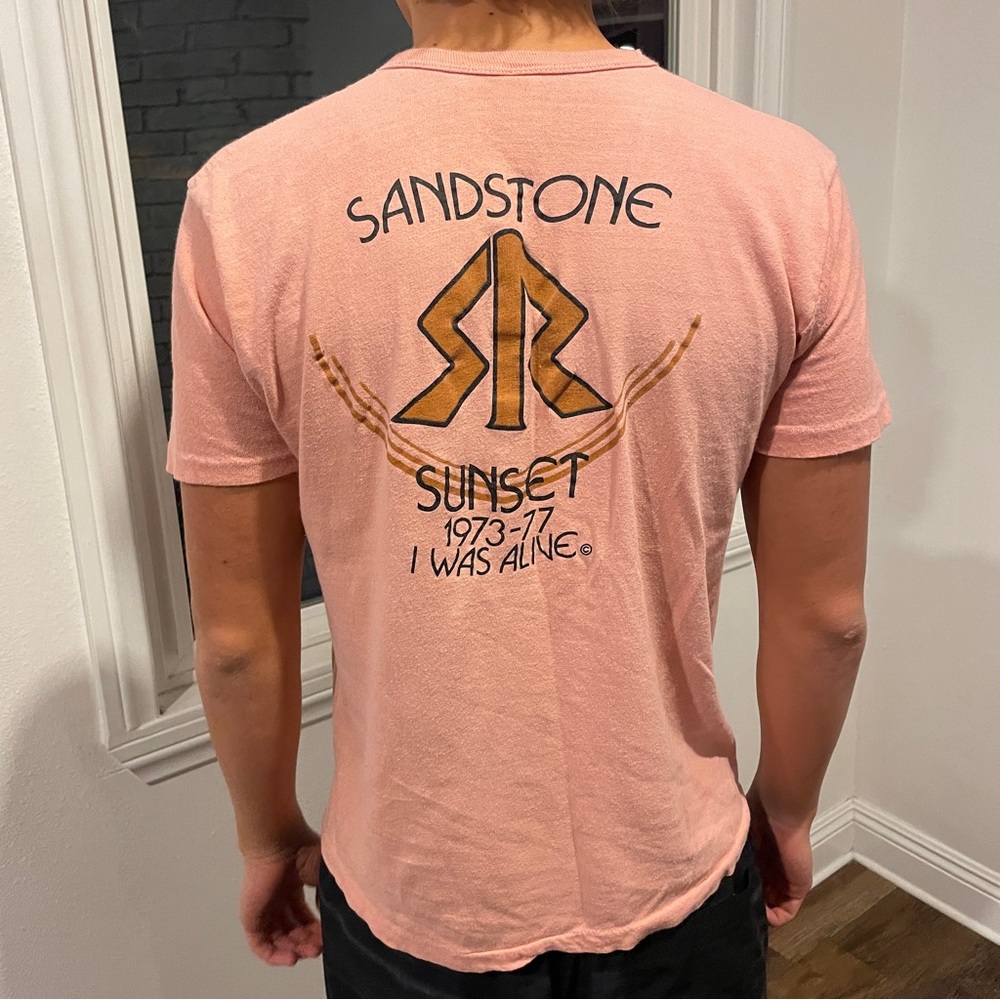 70’s Vintage Malibu Nudist Colony Sandstone Single Stitch T-Shirt